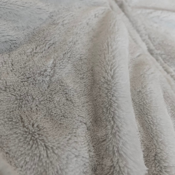 Girls' Full-Zip Sweatshirt with Faux Fur - Picture 3 of 5